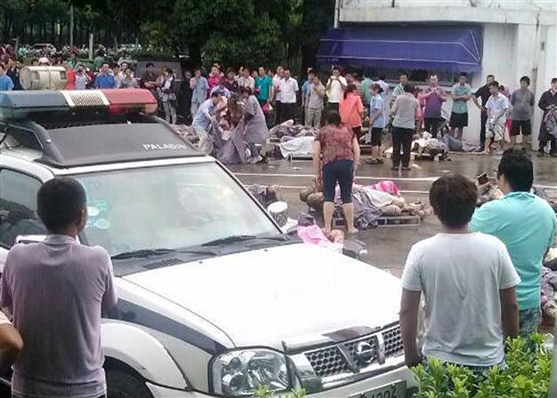 Factory blast in eastern China kills at least 65
