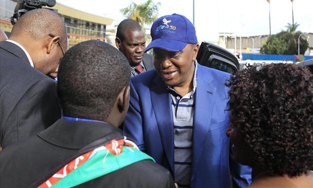 Kenyan leader heads to International Criminal Court