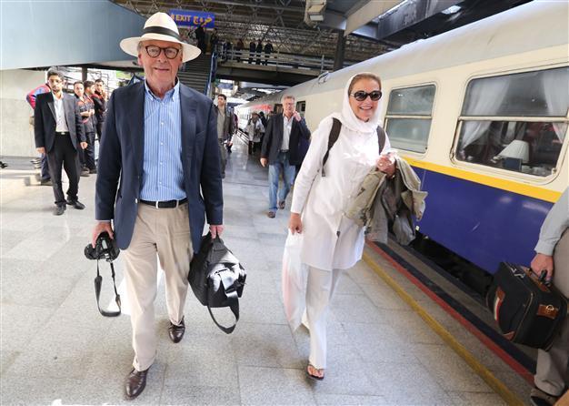 Luxury train pulls into Tehran amid Western tourism push