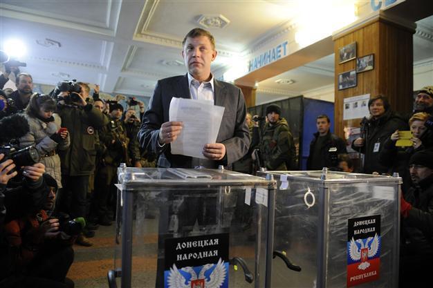 Ukraine separatists vote in controversial election