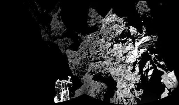 Comet probe sniffed organic molecules: early data