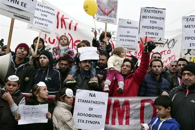Syrians refugees request to leave Greece