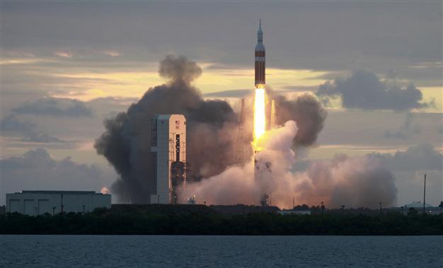 NASAs Orion capsule blasts off on first step to Mars