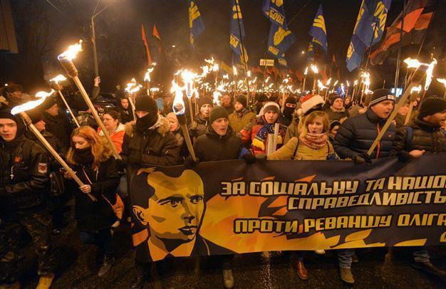 Nationalist march shows Ukraine on Nazi path: Moscow