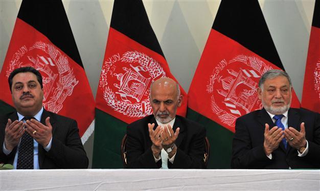 Ghani takes oath as new Afghan president