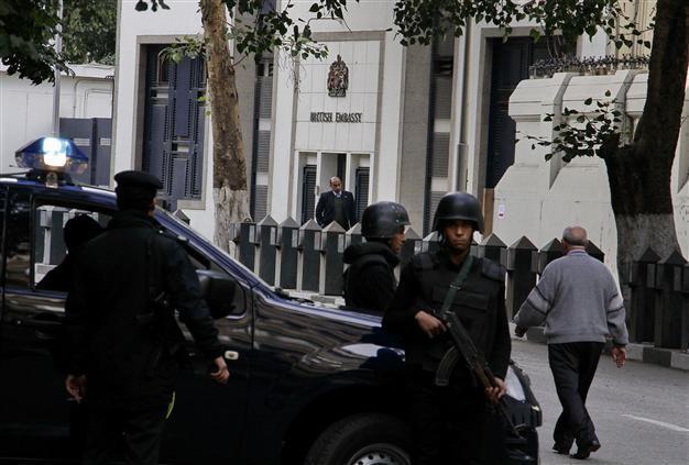 British embassy in Cairo reopens to the public