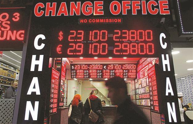 Turkish Lira under dollar pressure