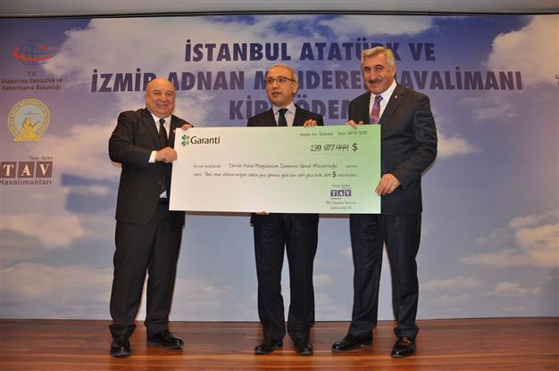 TAV pays lease of $174.6 for Atatürk, İzmir airports
