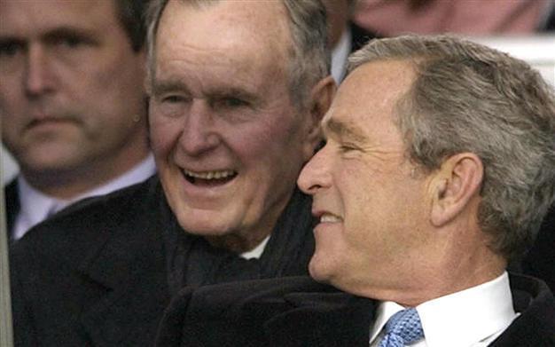 Former US president George H. W. Bush, 90, in hospital