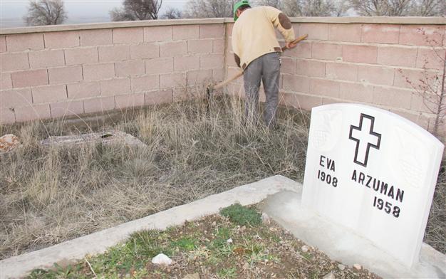 Villagers in Central Anatolia look after Armenian cemetery