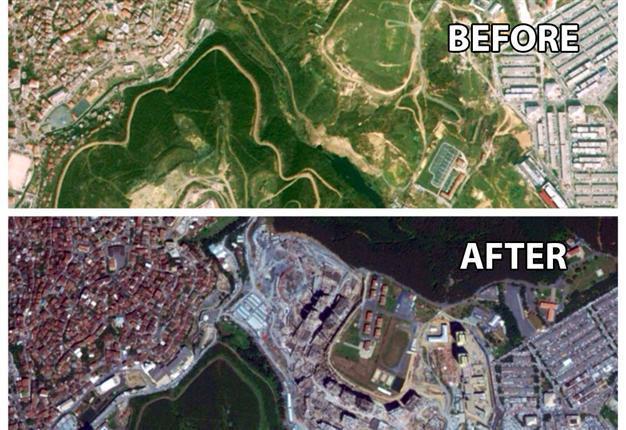 Satellites capture Istanbul’s ‘gray’ transformation over past decade
