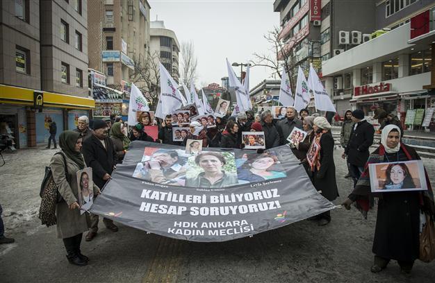 Groups rally in Paris for assassinated Kurdish women on 2nd anniversary