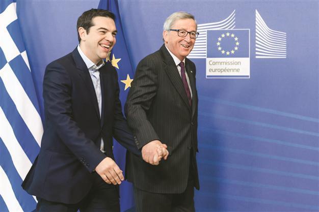 Greek leader optimistic after talks with EU debt supervisor