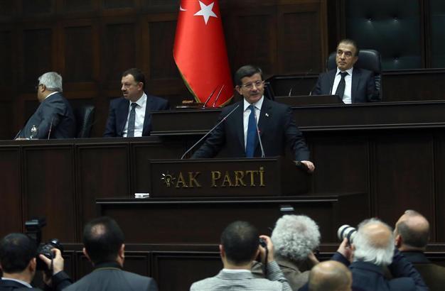 Security bill fully complies with EU norms, Davutoğlu pledges, challenging opposition