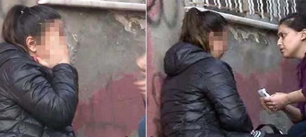 A pregnant woman in Istanbul is accused of encouraging a man to stab her in the street to ‘get rid of’ her unwanted baby