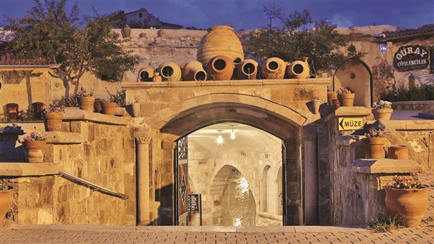 Underground ceramic museum in Avanos