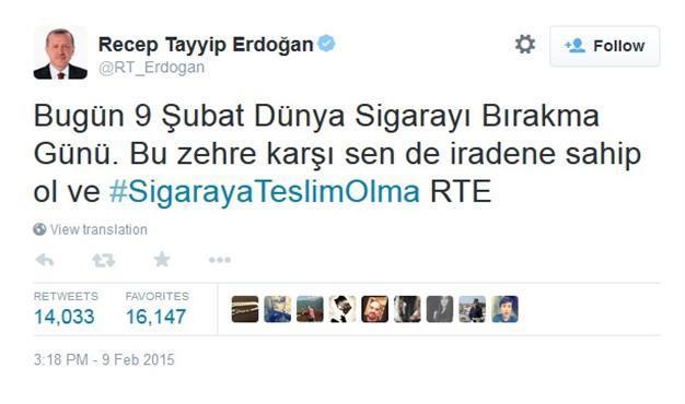 Erdoğan takes control of Twitter account, sends first tweet