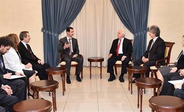 Turkish delegation visits Syrian president in Damascus