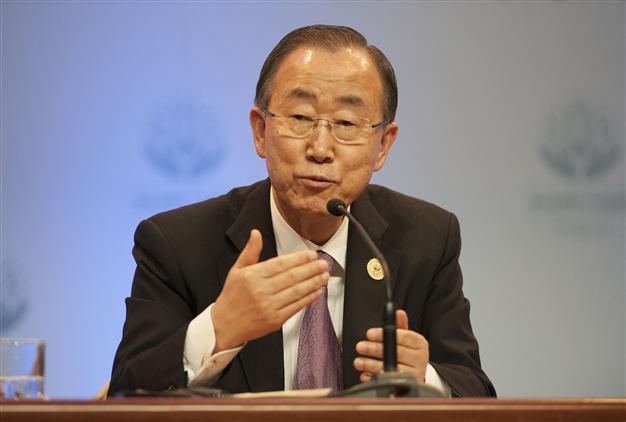 UN chief Ban Ki-moon holds Baghdad talks