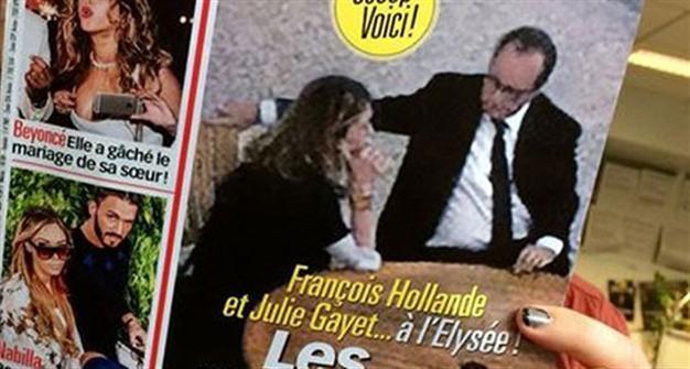 Pics of Hollande and actress raise security fears at palace