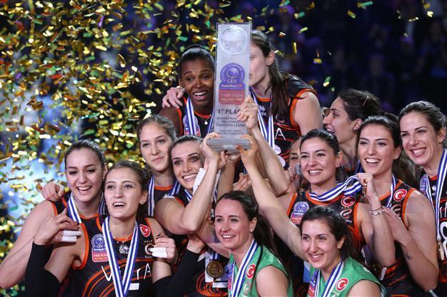 Eczacıbaşı VitrA crowned champions of European women’s volleyball