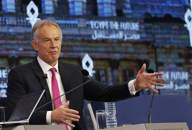 Former British PM Blair to assail Cameron over EU referendum