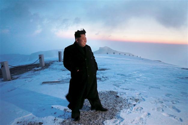 Kim Jong-Un climbs N. Koreas highest mountain: state media