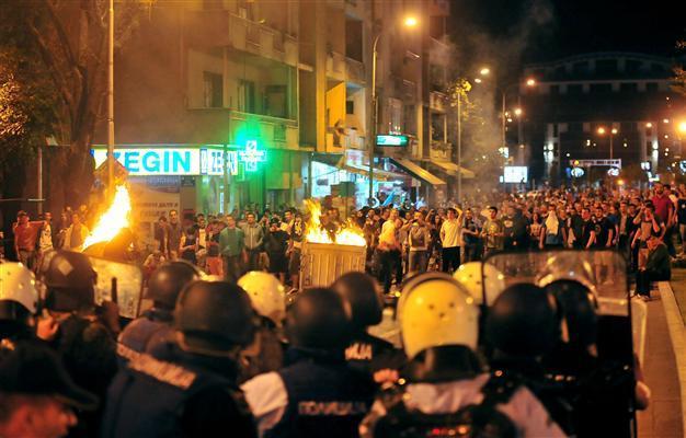 At least 19 injured in Macedonia anti-government protest