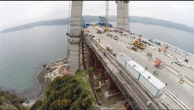 Istanbuls third bridge connects Europe, Asia
