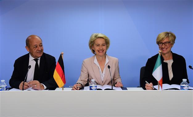 Italy, France, Germany sign European drone project