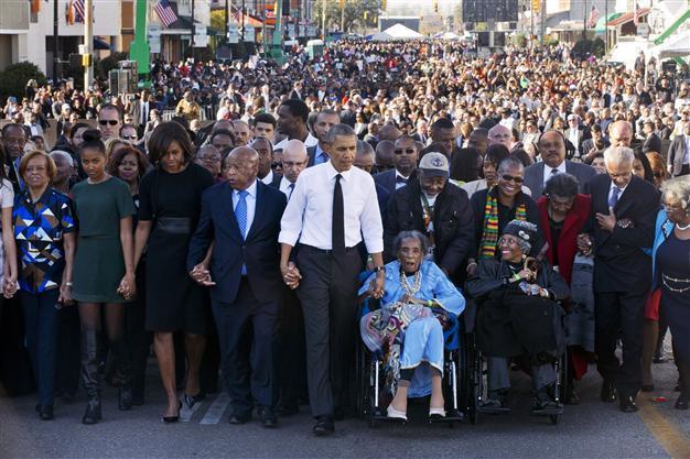Obama in Selma: Our march is not over