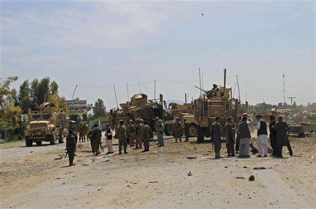 Taliban suicide bomber strikes NATO convoy in Afghanistan