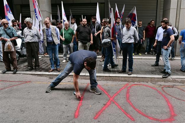 Protests in Greece against EU-IMF loan deal