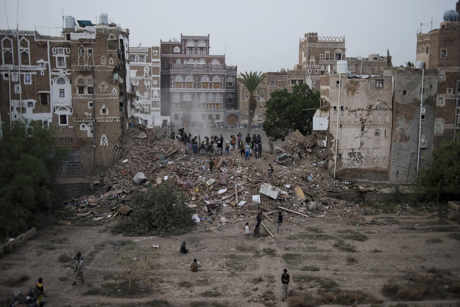 Saudi-led warplanes hit UNESCO-listed old Sanaa