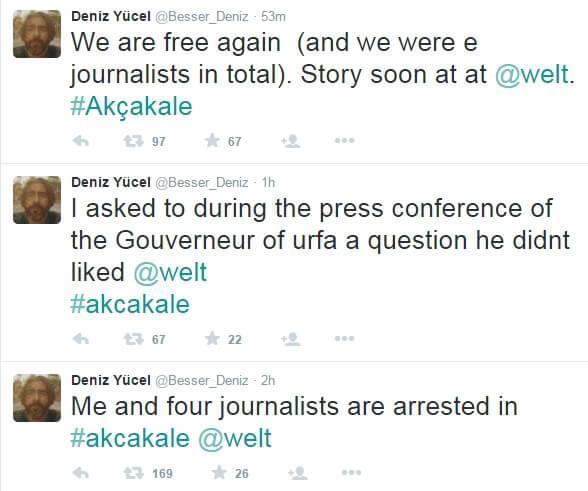 Four journalists briefly detained over ‘irritating’ question in Turkey’s southeast