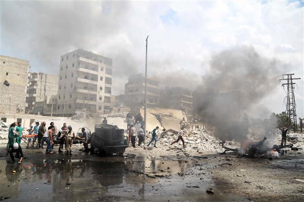 Seventy powers demand Syria barrel bombings end