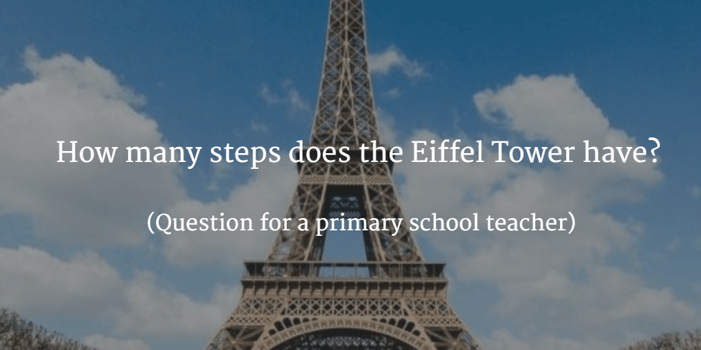 How many steps does the Eiffel Tower have Turkish teachers grapple with tough questions