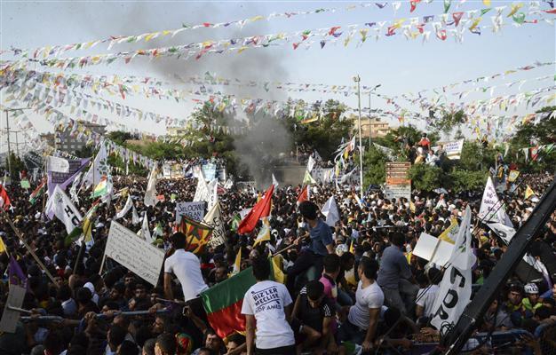 Who used this ISIL terrorist to bomb the rally of Turkeys HDP