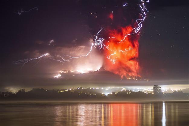 Chile volcano erupts for first time in decades, then again