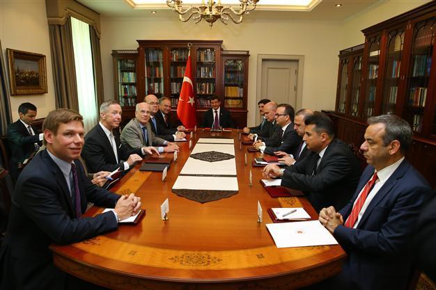US congressional delegation holds talks with Turkish PM, FM