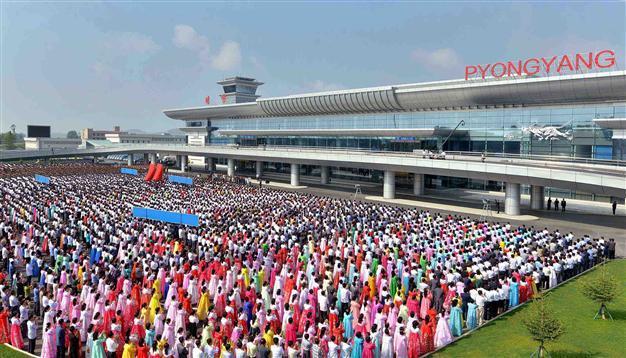 N. Korea opens new showcase airport terminal