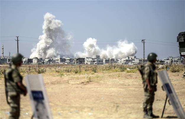 Turkish army says its vehicles came under fire from Syria in Turkey’s south