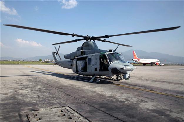 Hundreds search for missing US helicopter after second Nepal quake kills scores