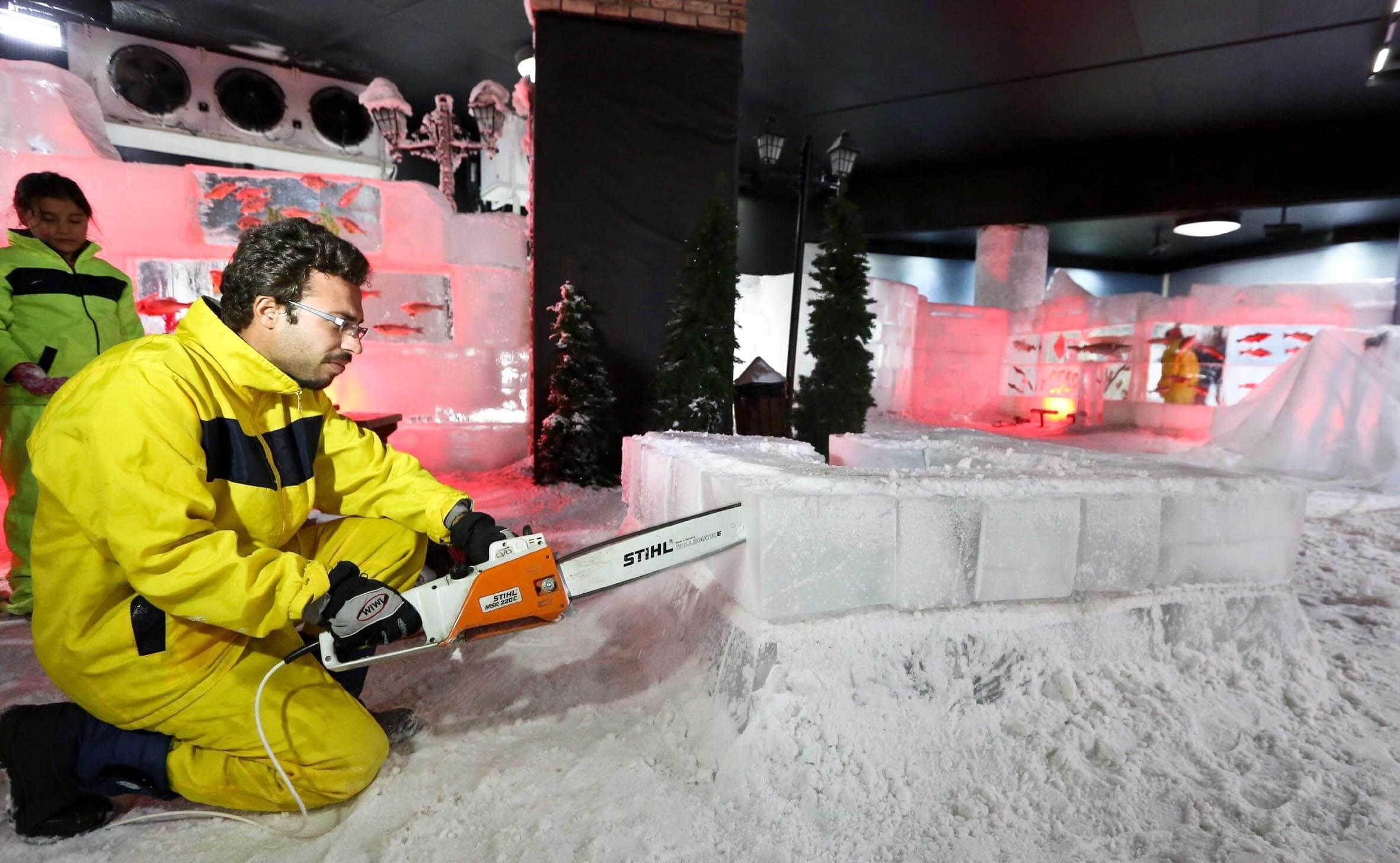 First ice sculpture museum in Antalya