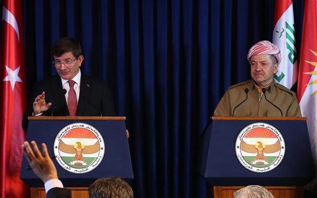 Barzanis statement on Turkish airstrikes contradicts Davutoğlus remarks