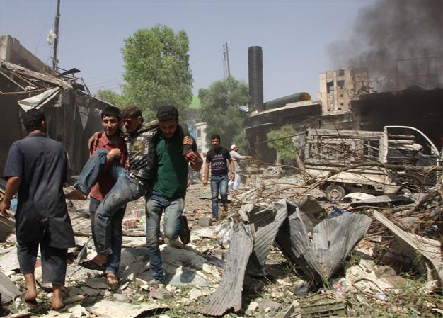 Syria regime barrel bombs kill 37 as ISIL pushes Hasakeh offensive