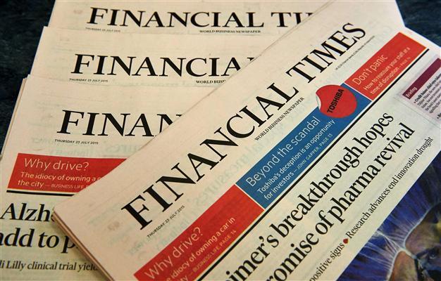 Financial Times owner to sell to Nikkei for $1.3 billion
