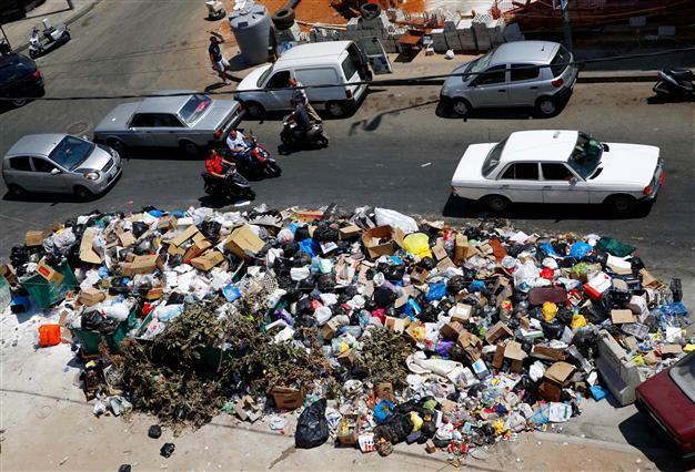 Beirut awash with trash after landfill protest