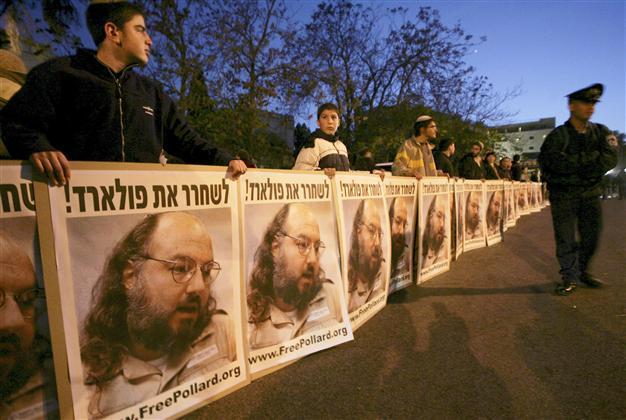 Israeli spy Pollard to be released on parole Nov 21