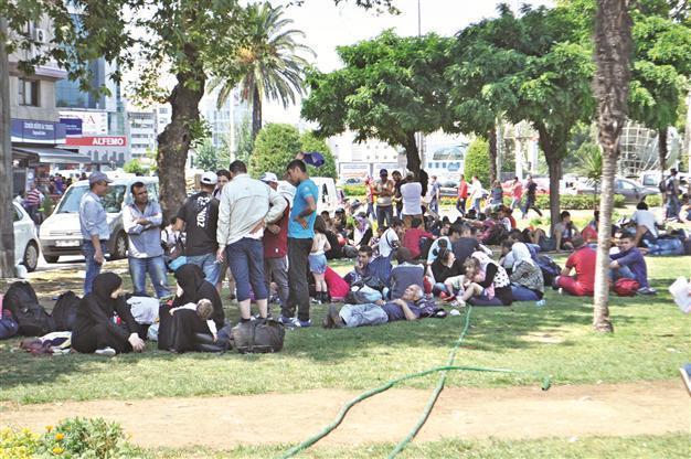 Syrians living outdoors cause distress in western Turkey